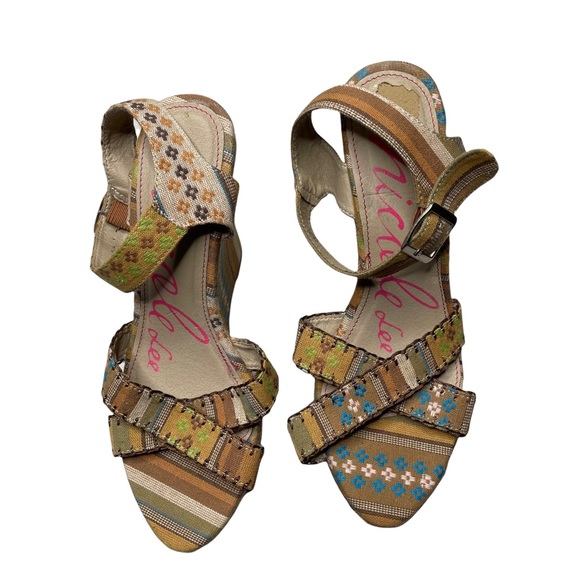 Nicole lee platform wedge size 10 - Picture 3 of 11